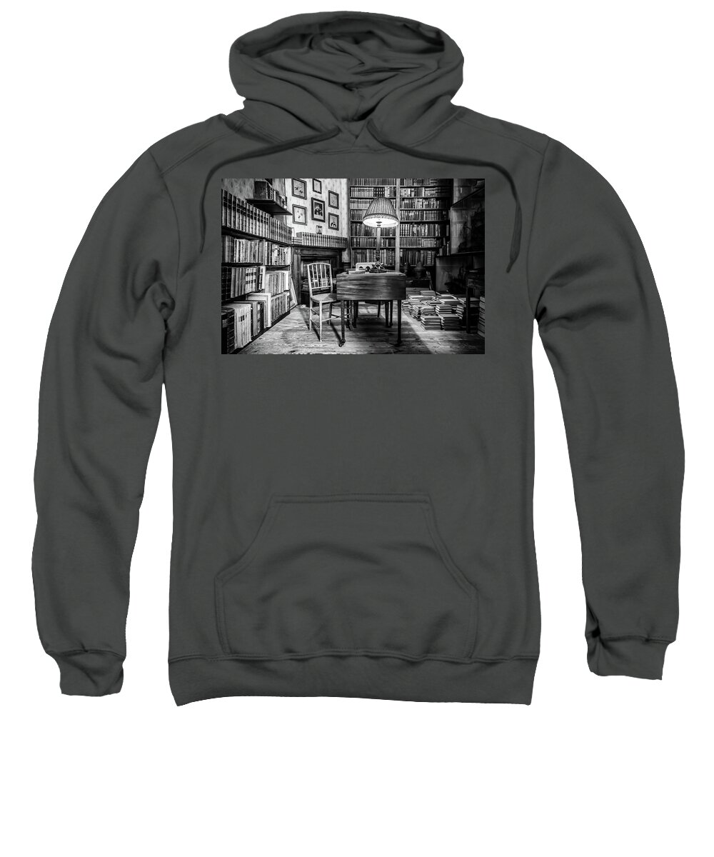 Library Sweatshirt featuring the photograph The Library by Nick Bywater