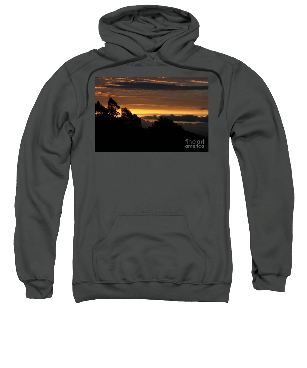 San Bruno Mountain Sweatshirt featuring the photograph The Mountain at Sunrise by Cynthia Marcopulos