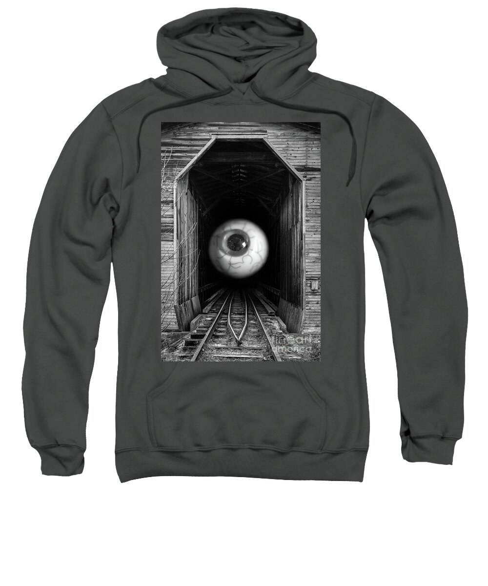 Surreal Sweatshirt featuring the photograph The Mystical Eye sees all and knows all by Edward Fielding