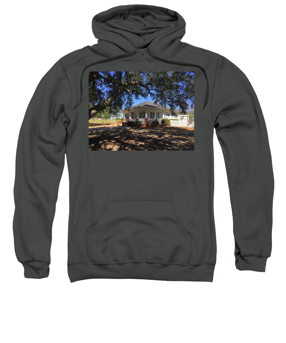 Farm Sweatshirt featuring the photograph The Old Southern Farm Cottage by Matthew Seufer
