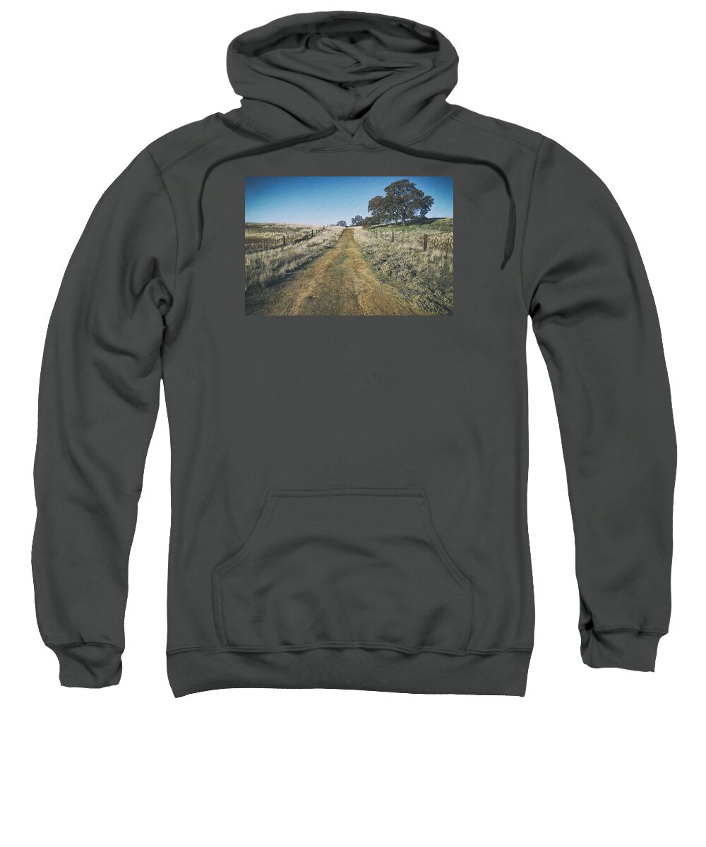 Fog Sweatshirt featuring the photograph The Road by Robin Mayoff