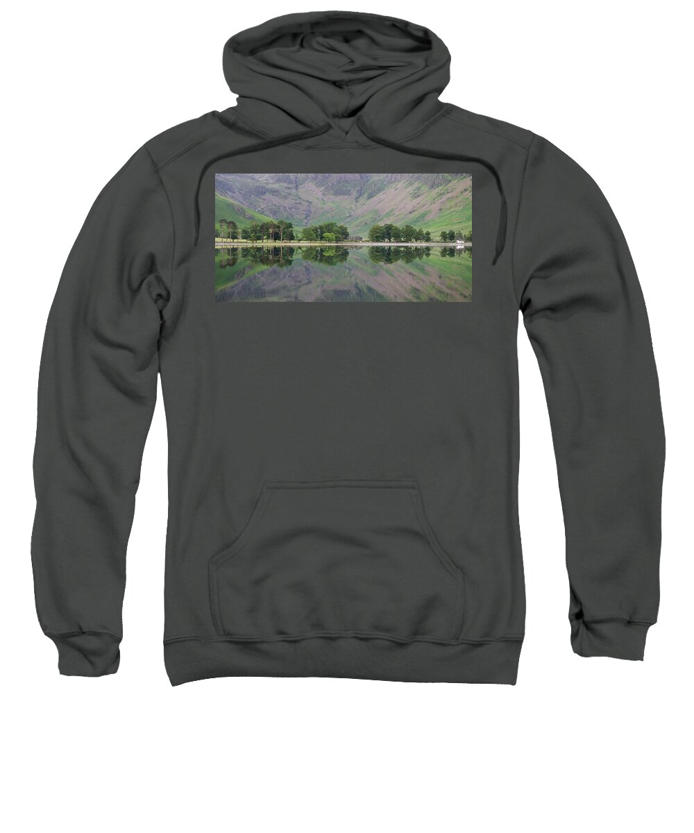 Buttermere Sweatshirt featuring the photograph The Sentinals by Stephen Taylor
