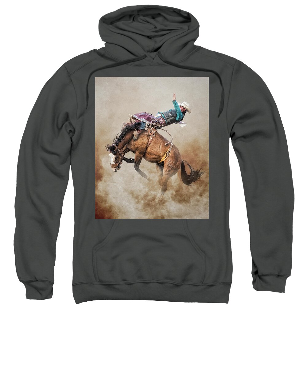 Western Sweatshirt featuring the photograph They Danced by Ron McGinnis