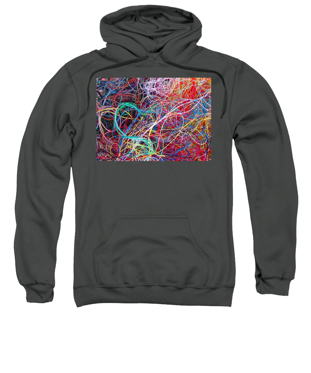 Photograph Of Thread Sweatshirt featuring the photograph Thread Collection by Gwyn Newcombe