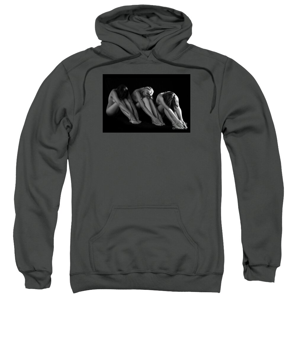 Artistic Sweatshirt featuring the photograph Three servants by Robert WK Clark