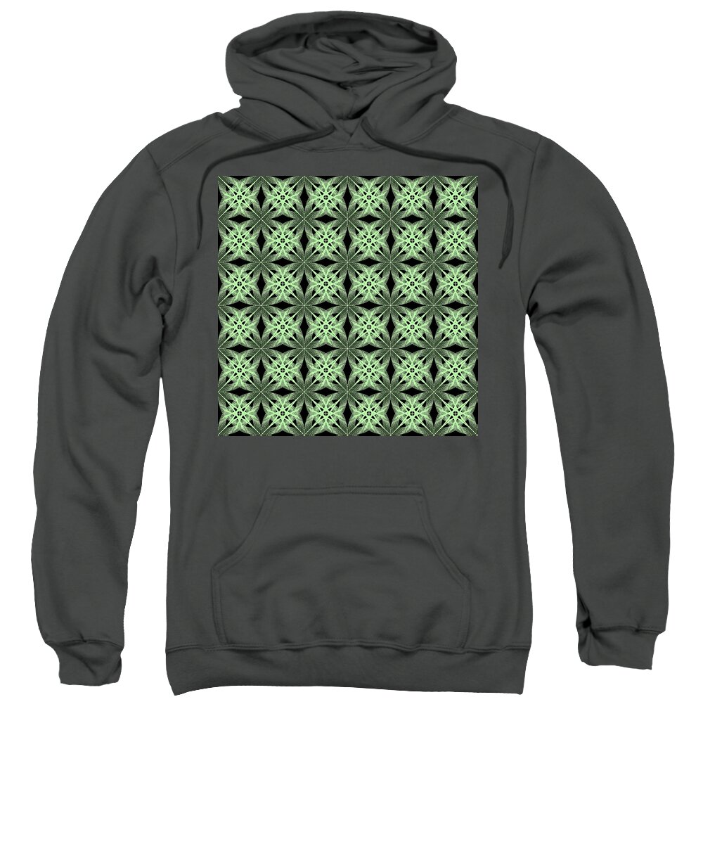 Abstract Sweatshirt featuring the digital art Tiles.2.272 by Gareth Lewis
