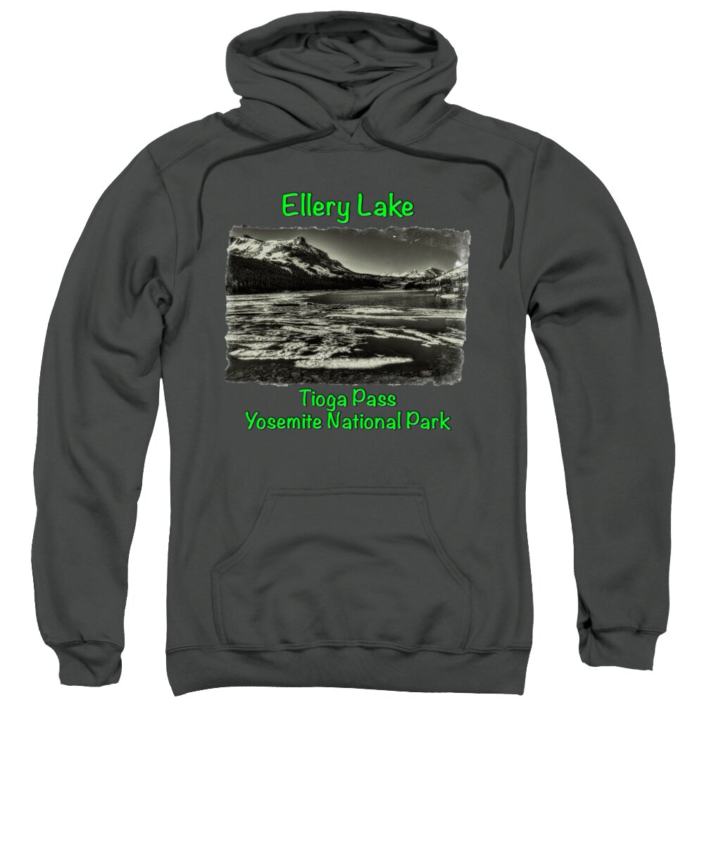 California Sweatshirt featuring the photograph Tioga Pass Lake Ellery Early Summer by Roger Passman