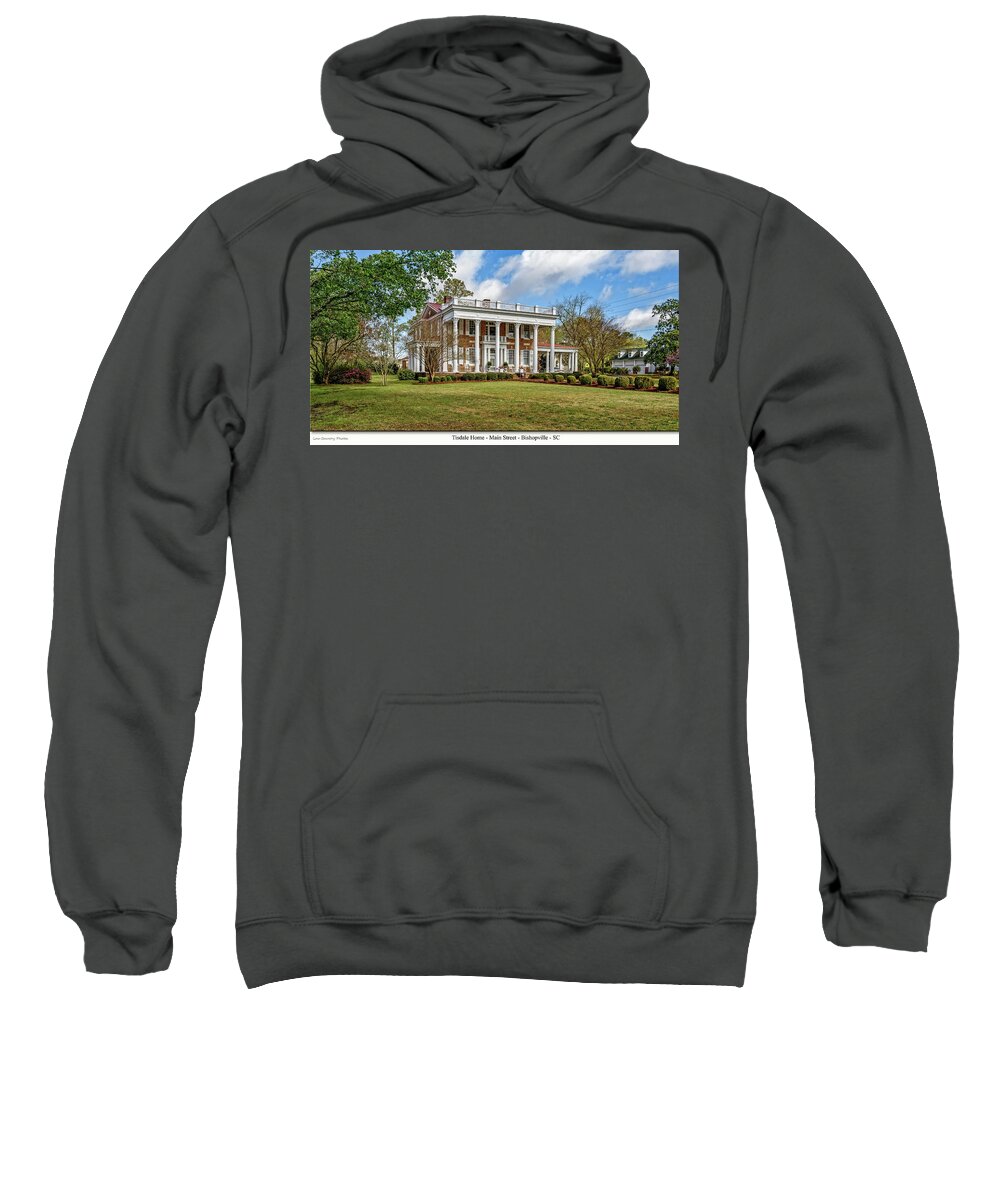 Bishopville Manor Sweatshirt featuring the photograph Tisdale Manor2 by Mike Covington