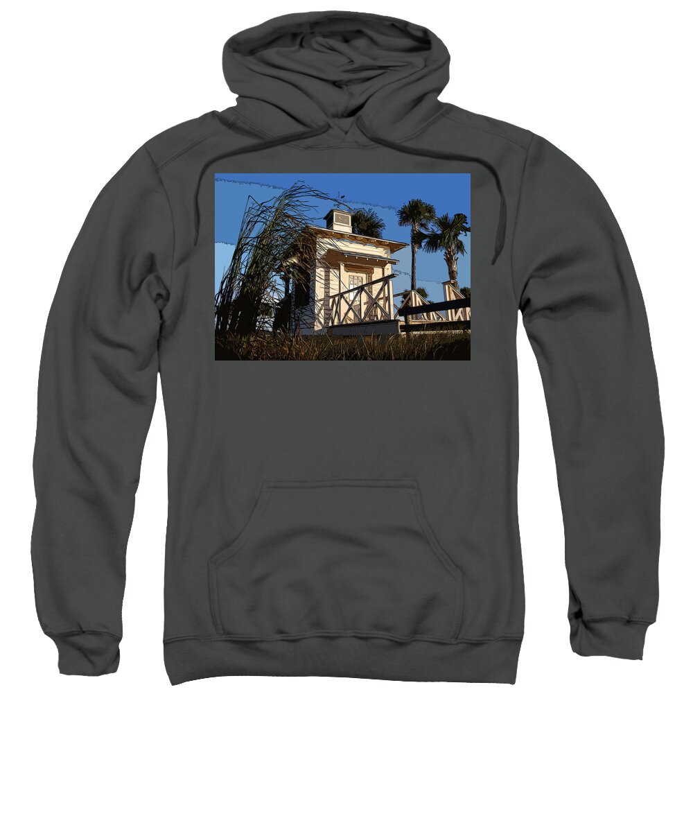 Architecture Sweatshirt featuring the photograph Tollhouse by James Rentz