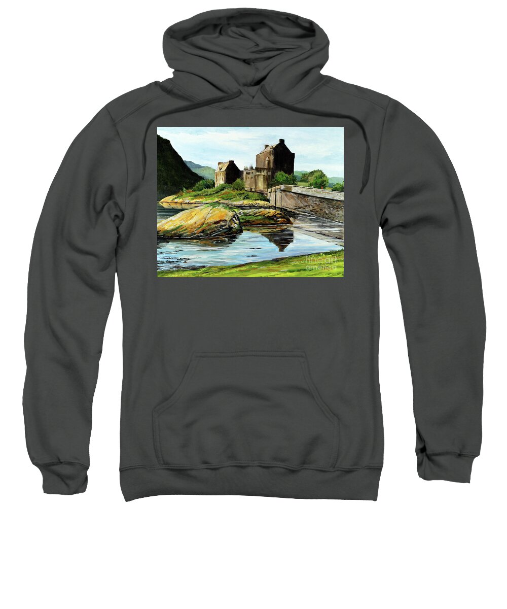 Perfect Location To Paint Multiple Scenes. Lighting Sweatshirt featuring the painting Tourist Paradise by William Band