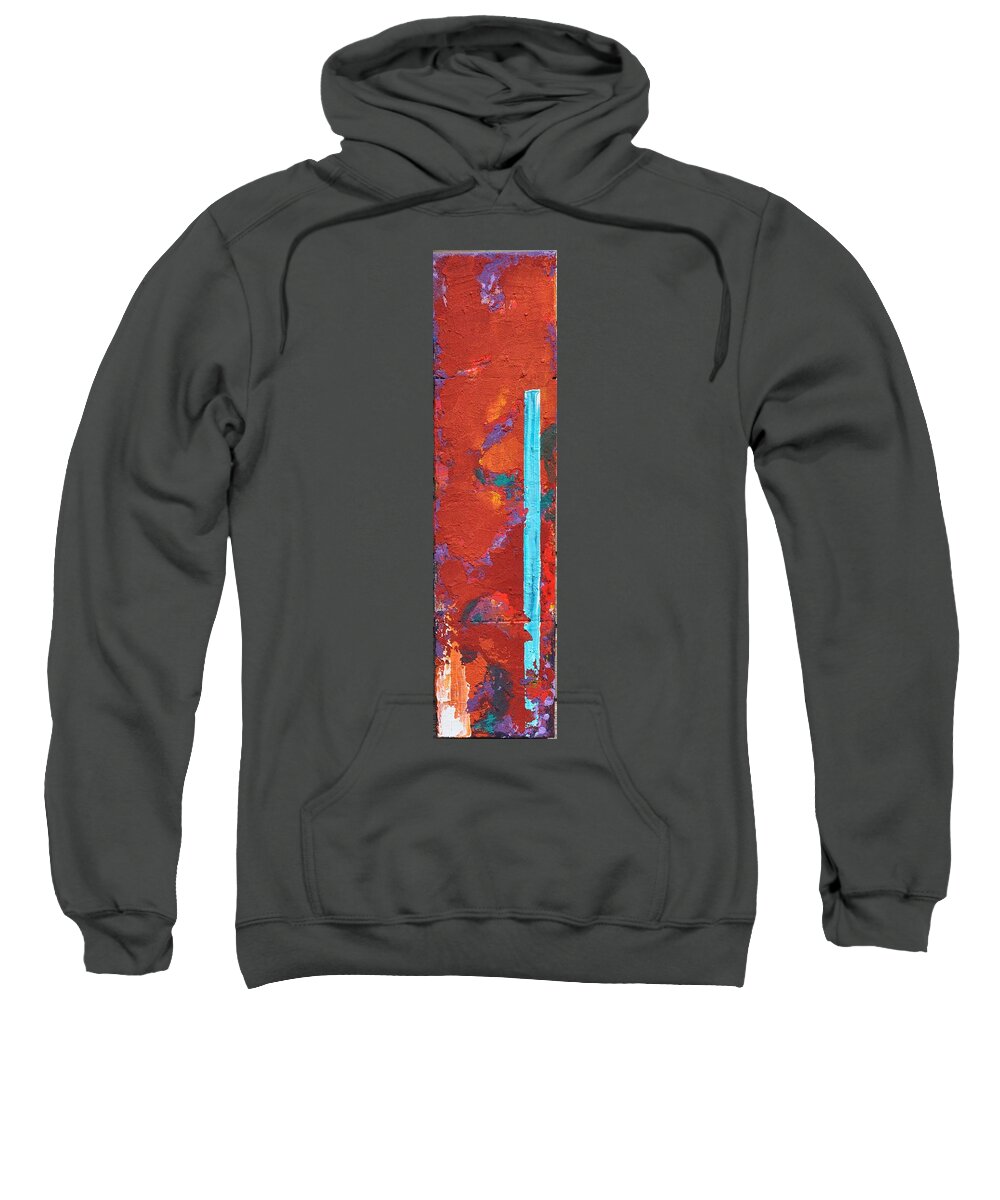 Sand-tile Sweatshirt featuring the painting Tranquilizer by Eduard Meinema