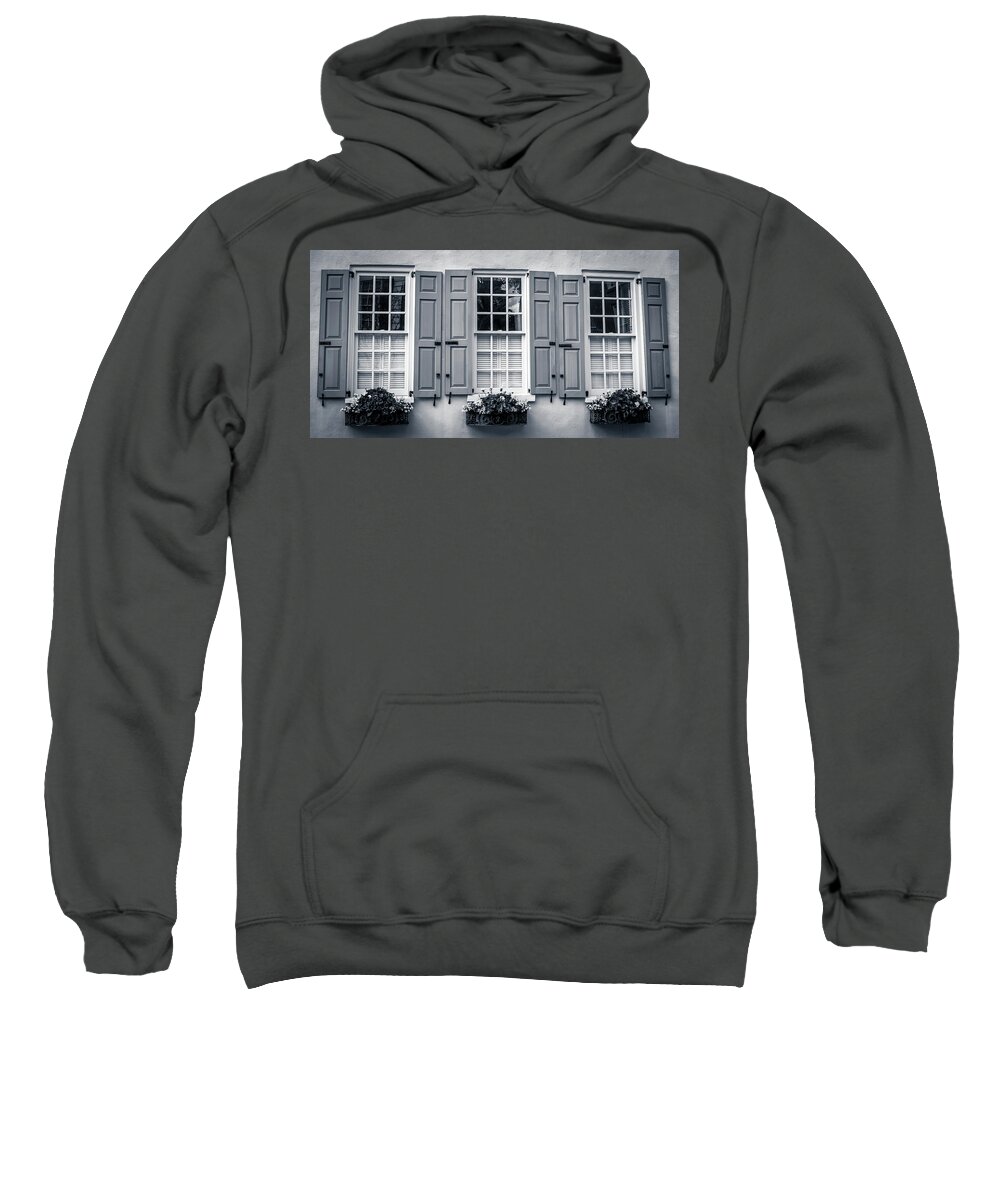 Window Sweatshirt featuring the photograph Triune Pondering Spot by Susie Weaver