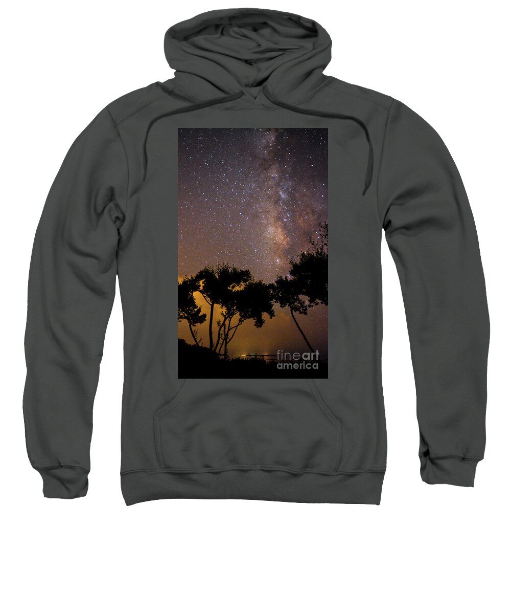 Milky Way Sweatshirt featuring the photograph Tropical Milky Way by Quinn Sedam