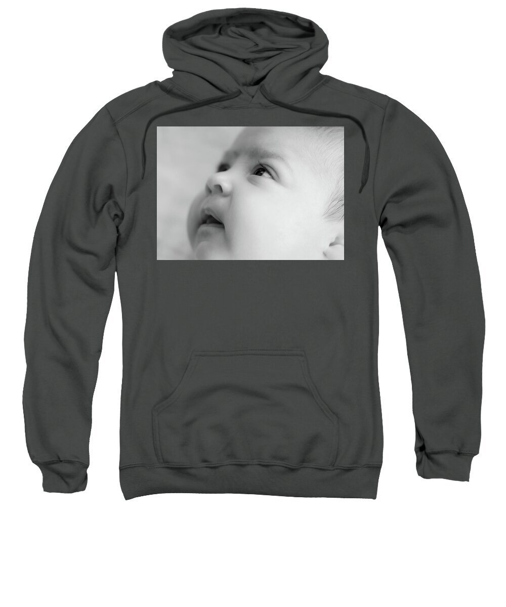 Portrait Sweatshirt featuring the photograph Trust of a Child by Joni Eskridge