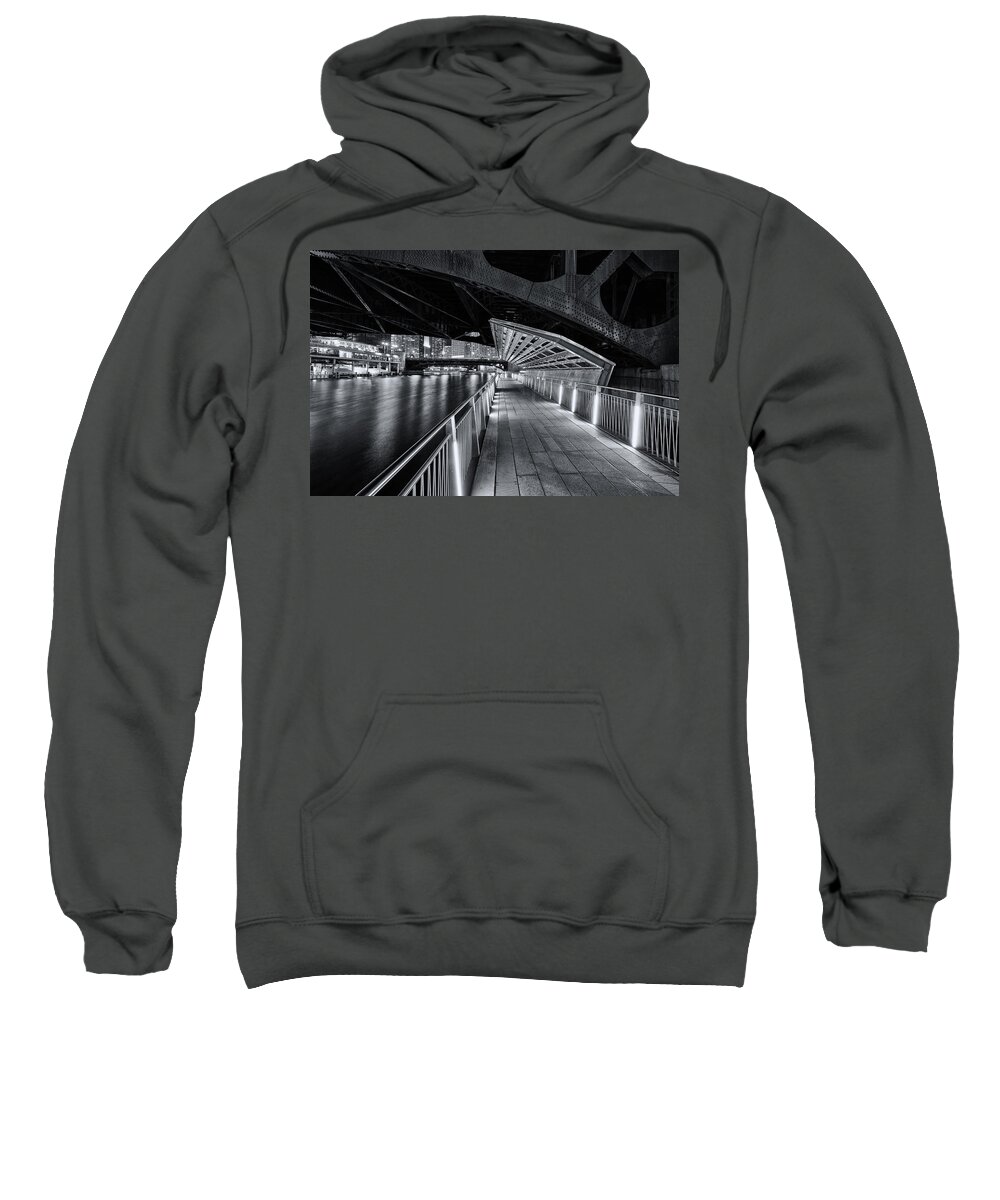Chicago Sweatshirt featuring the photograph Under Dearborn by Lauri Novak