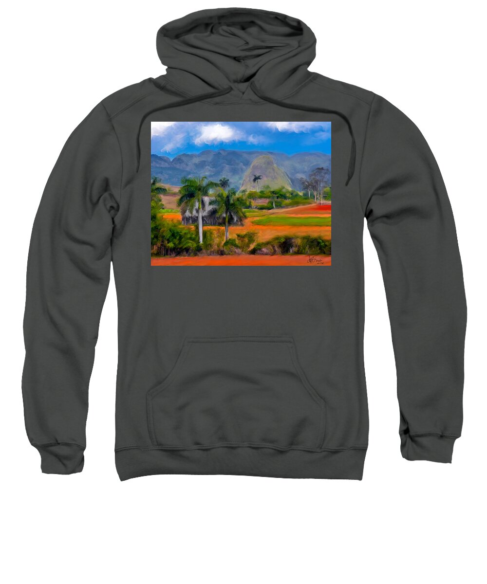 Cuba Sweatshirt featuring the photograph Vinales Valley. Cuba by Juan Carlos Ferro Duque