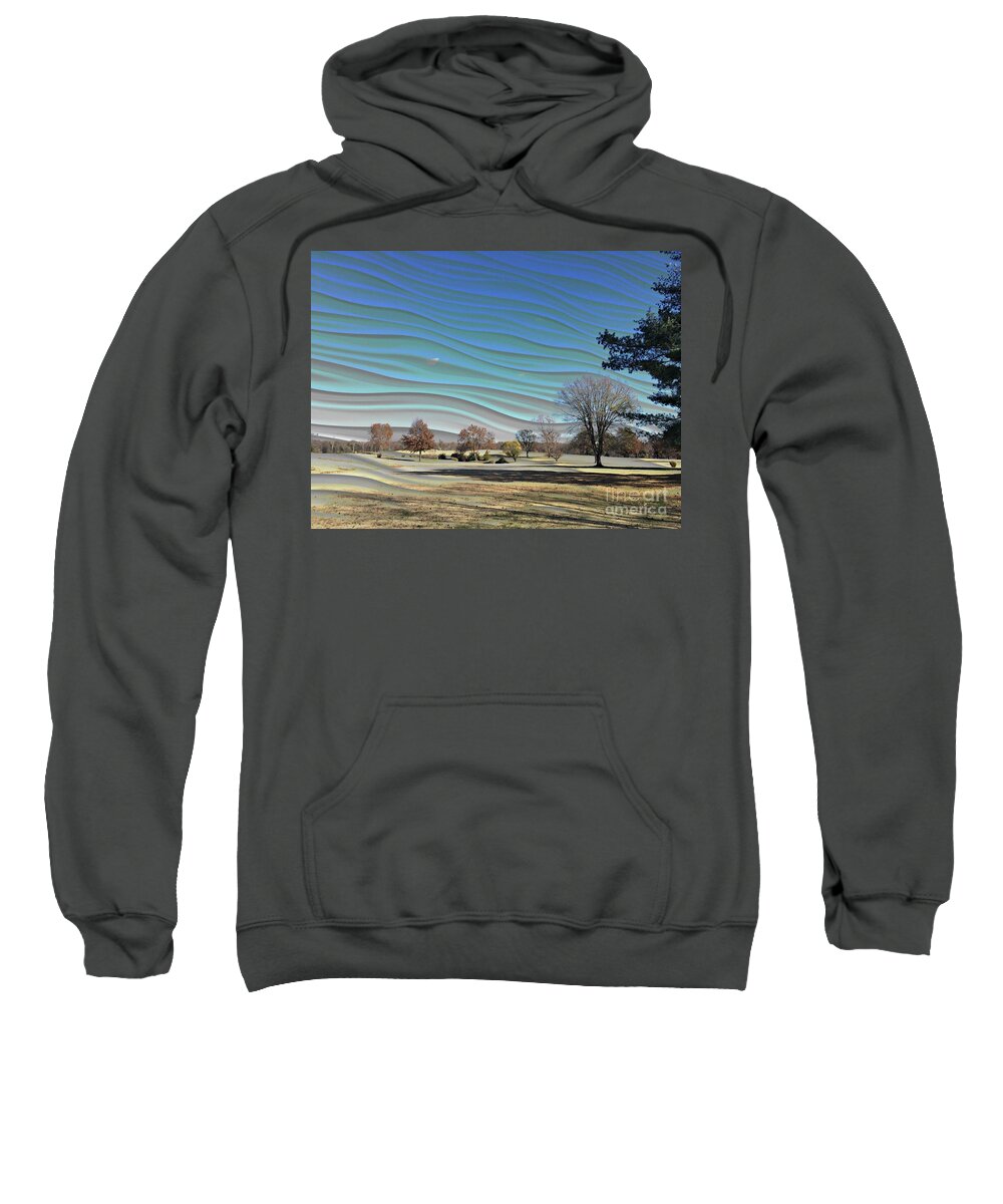 Plains Sweatshirt featuring the photograph Visible Chill by Jenny Revitz Soper