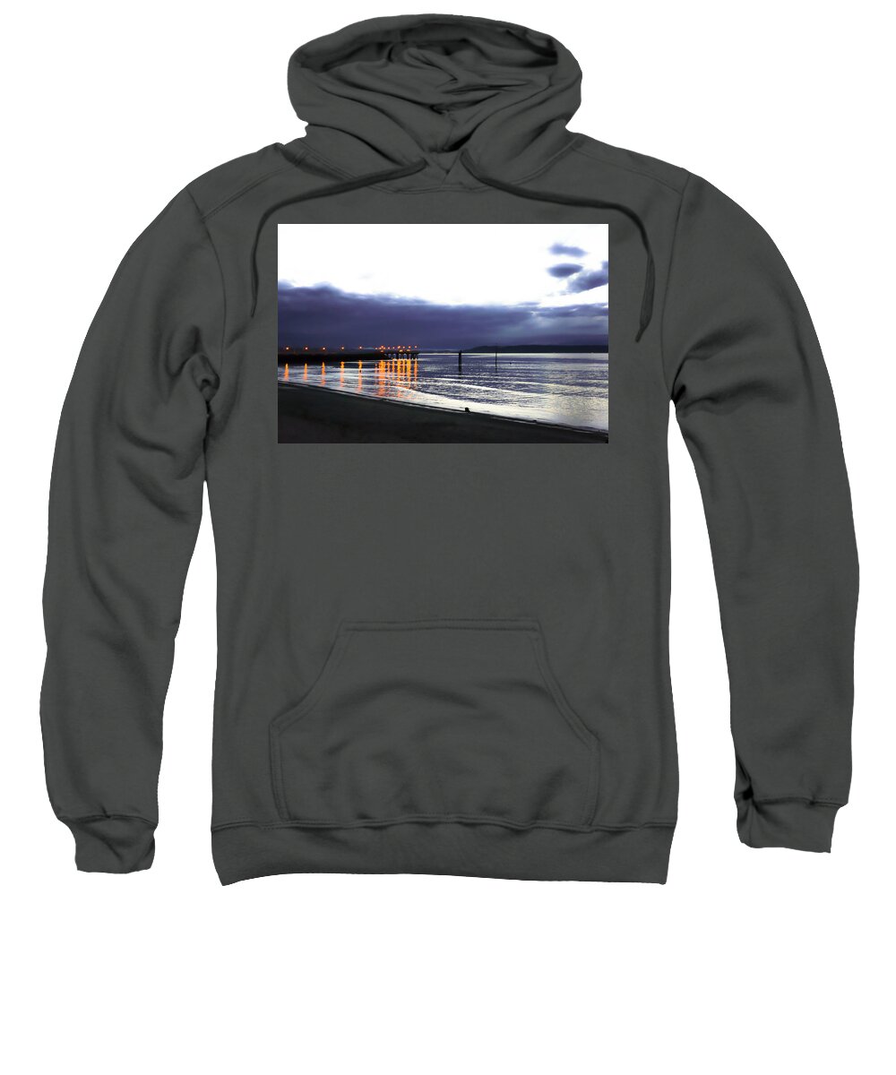 Harbor Sweatshirt featuring the photograph Waiting for the Kingston Ferry by Ronda Broatch