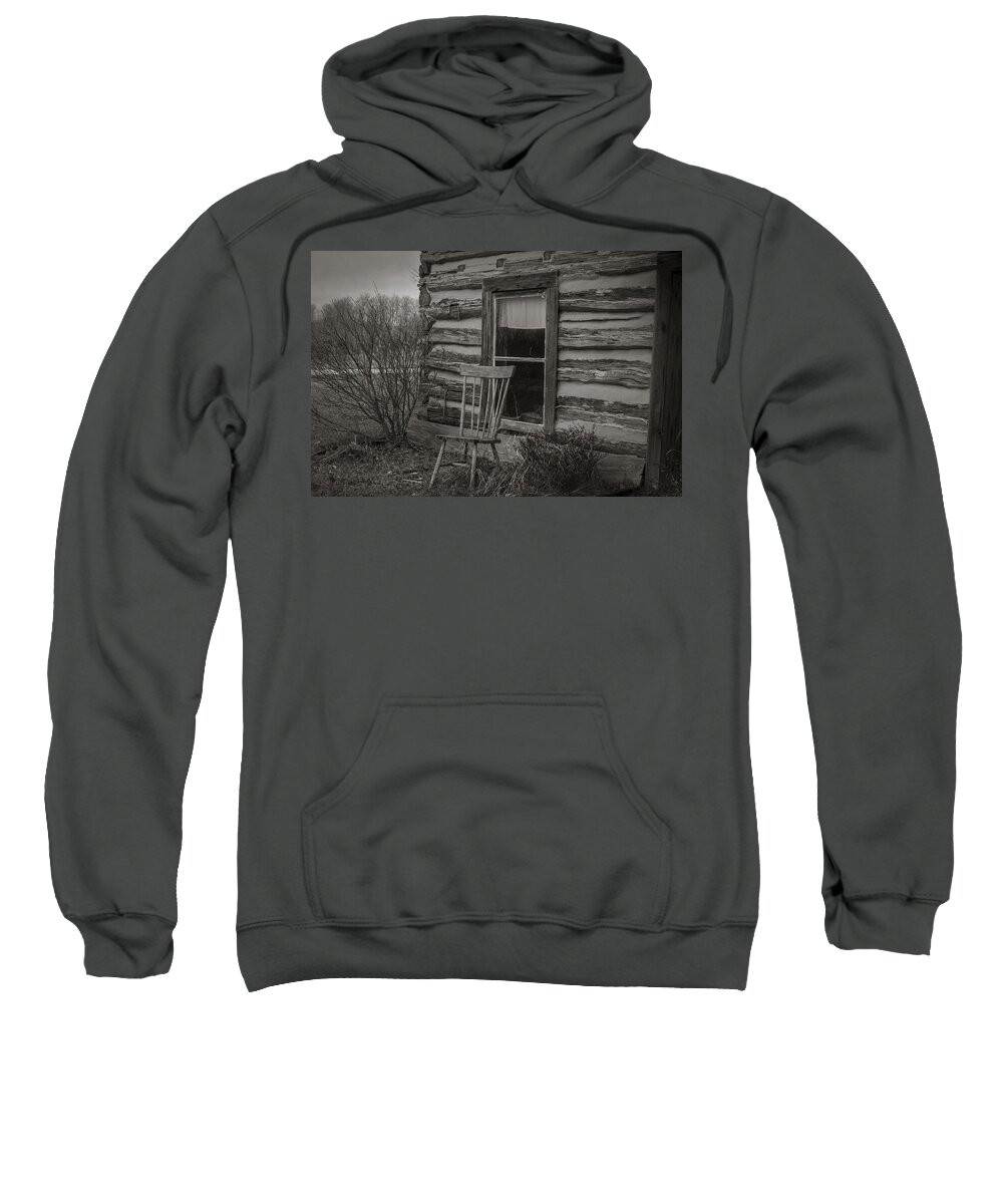 Chair Sweatshirt featuring the photograph Waiting by Steve L'Italien