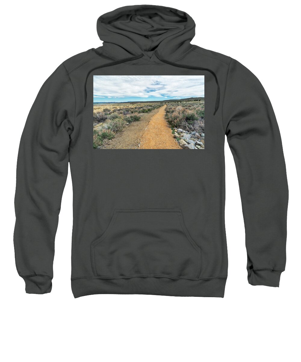 Mono Lake Sweatshirt featuring the photograph Walk to Mono Lake by Michelle Joseph-Long