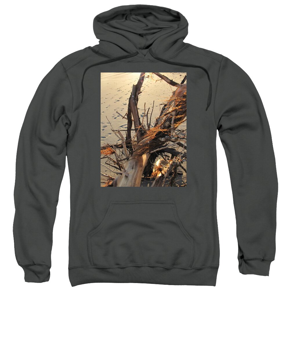 Sun Sweatshirt featuring the photograph Washed Up by Laura Henry