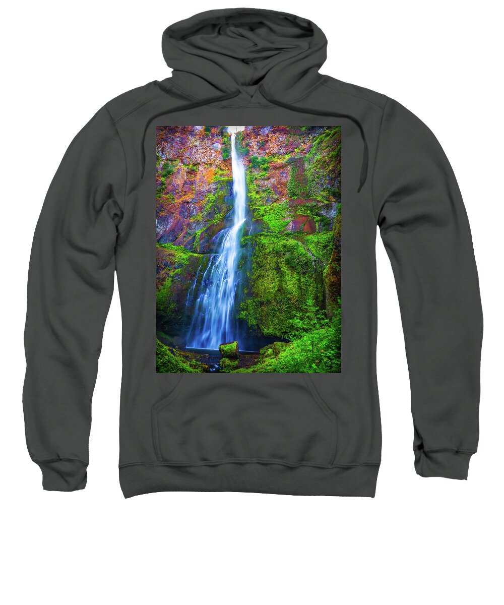Waterfall Sweatshirt featuring the photograph Waterfall 2 by Jason Brooks