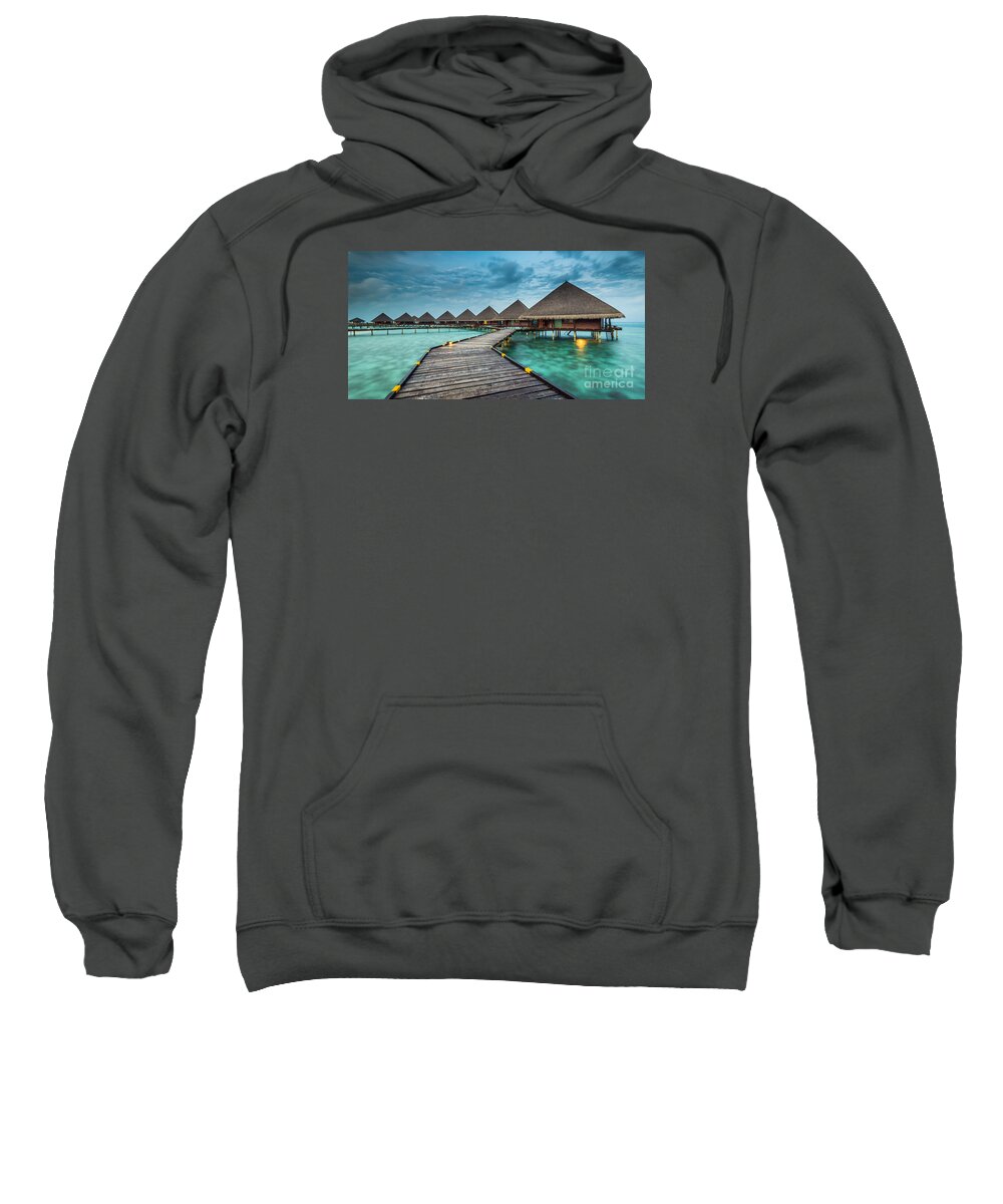 Amazing Sweatshirt featuring the photograph Way To Luxury 2x1 by Hannes Cmarits