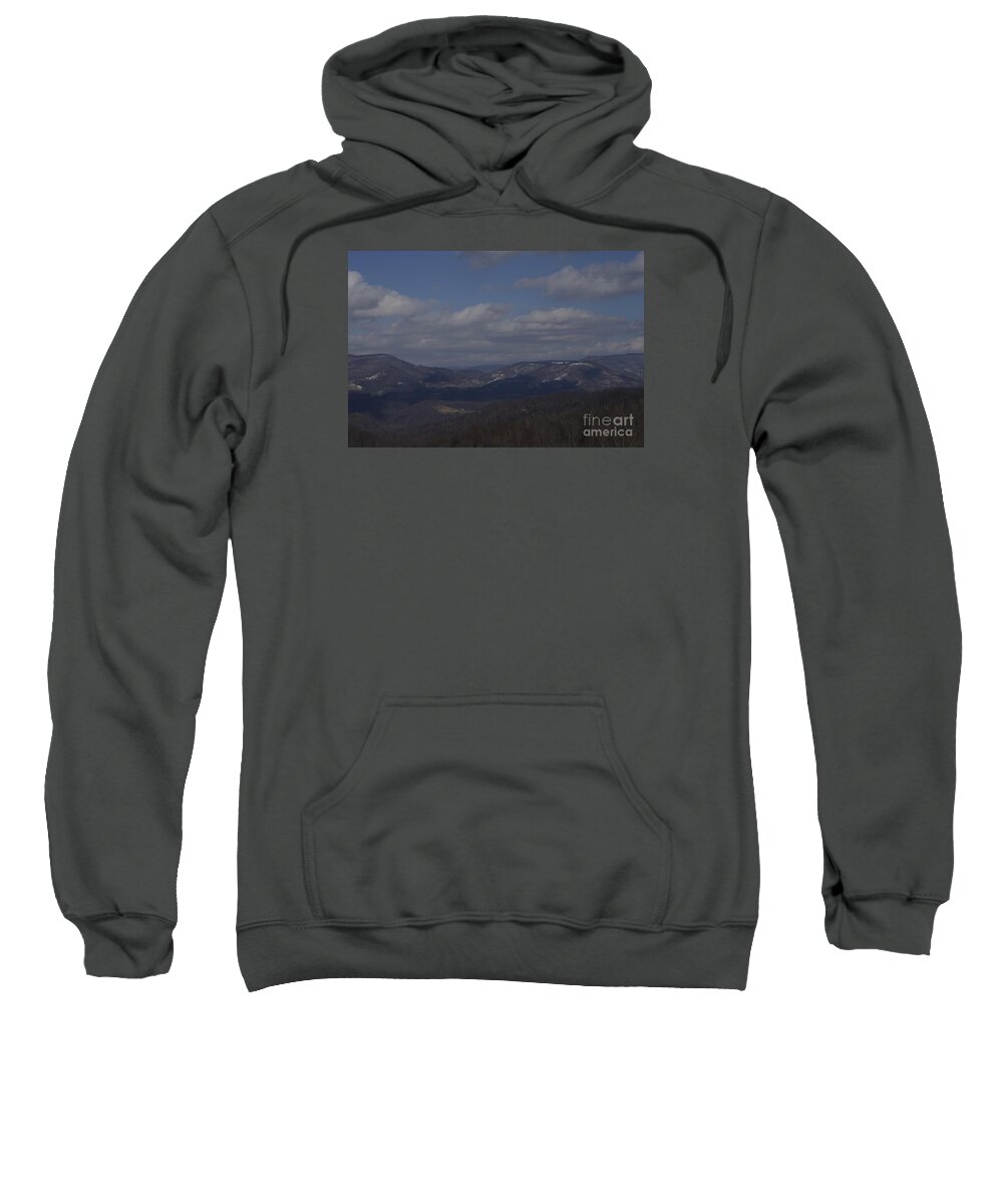 West Virginia Mountains Sweatshirt featuring the photograph West Virginia Waiting by Randy Bodkins