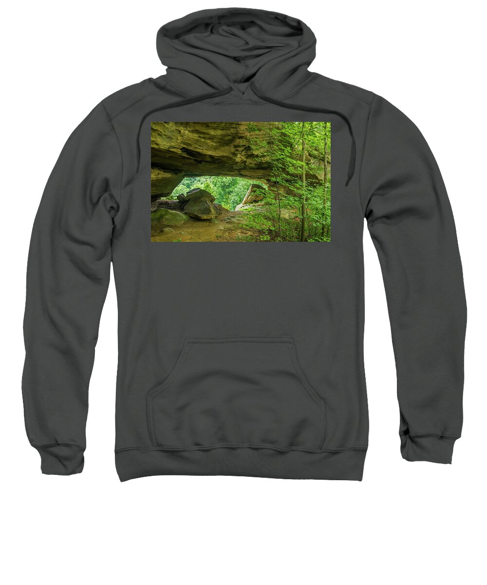 Mill Creek Lake Sweatshirt featuring the photograph White Branch Arch by Ulrich Burkhalter