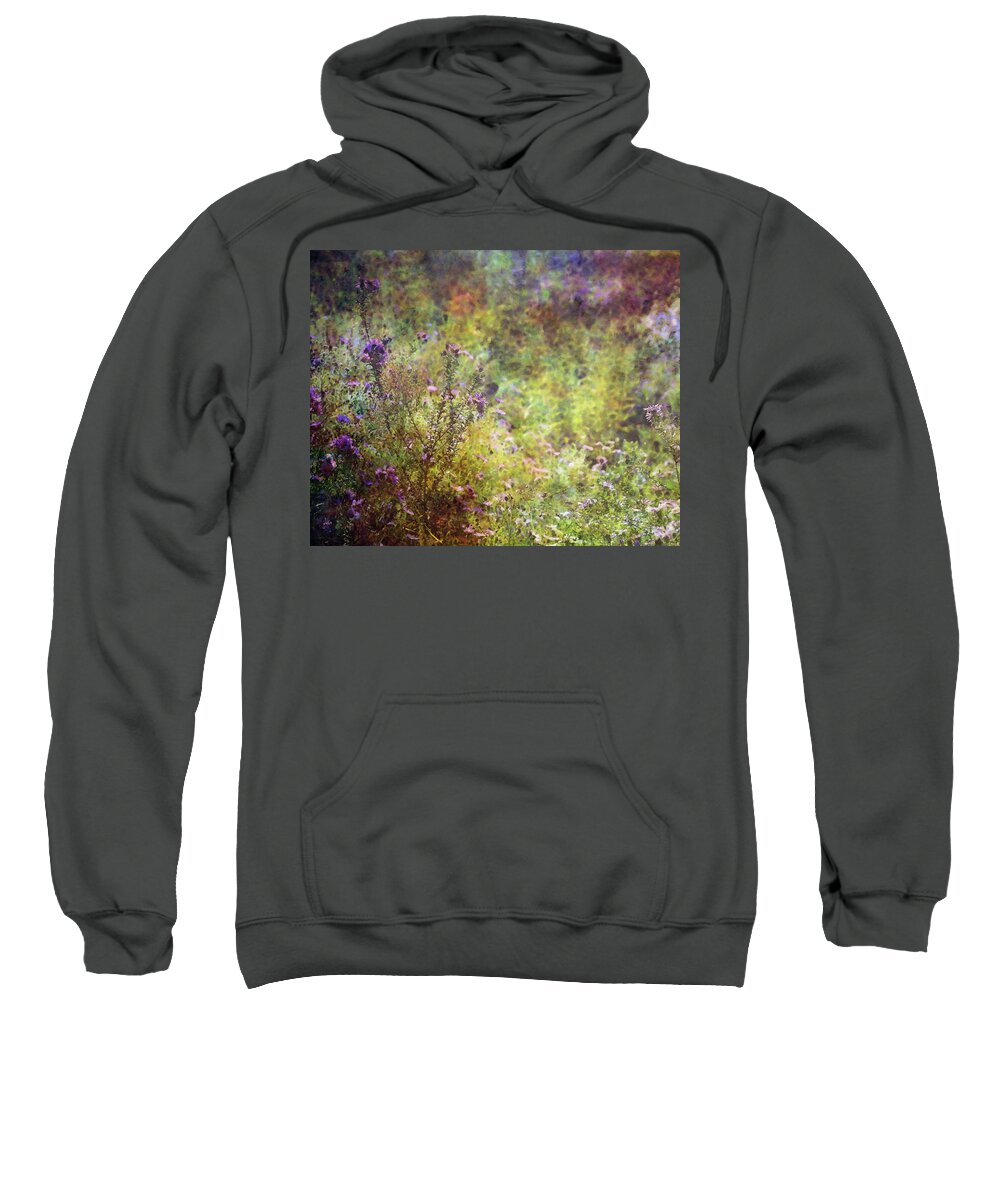Wildflower Garden Sweatshirt featuring the photograph Wildflower Garden Impression 4464 IDP_2 by Steven Ward
