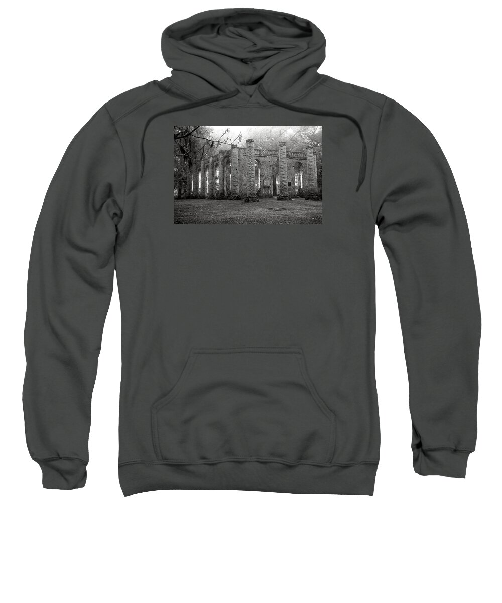 Fog Sweatshirt featuring the photograph Winter Ruins by Scott Hansen