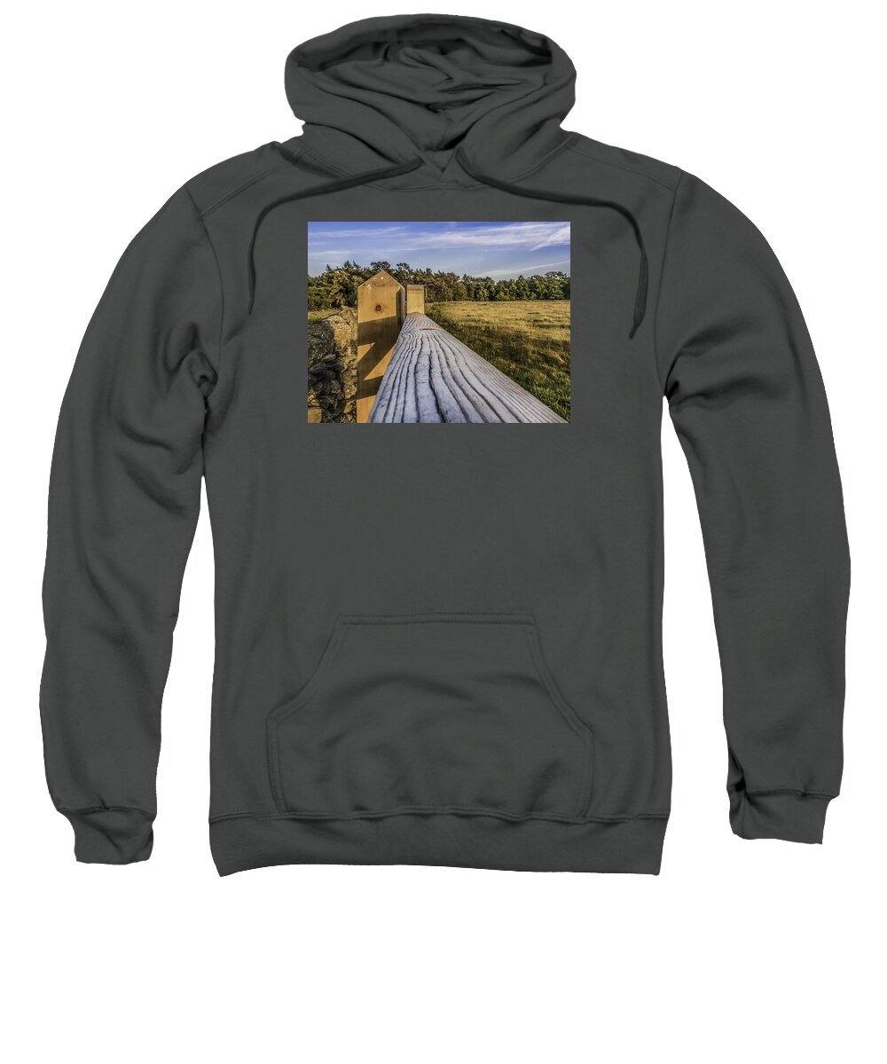 Countryside Sweatshirt featuring the photograph Wooden Gate by Nick Bywater
