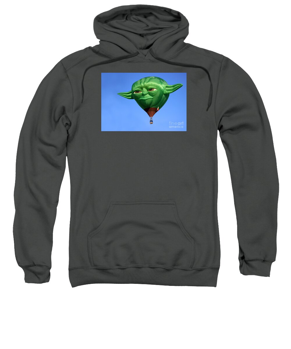 Colorful Sweatshirt featuring the photograph Yoda in the Sky by Karen Adams