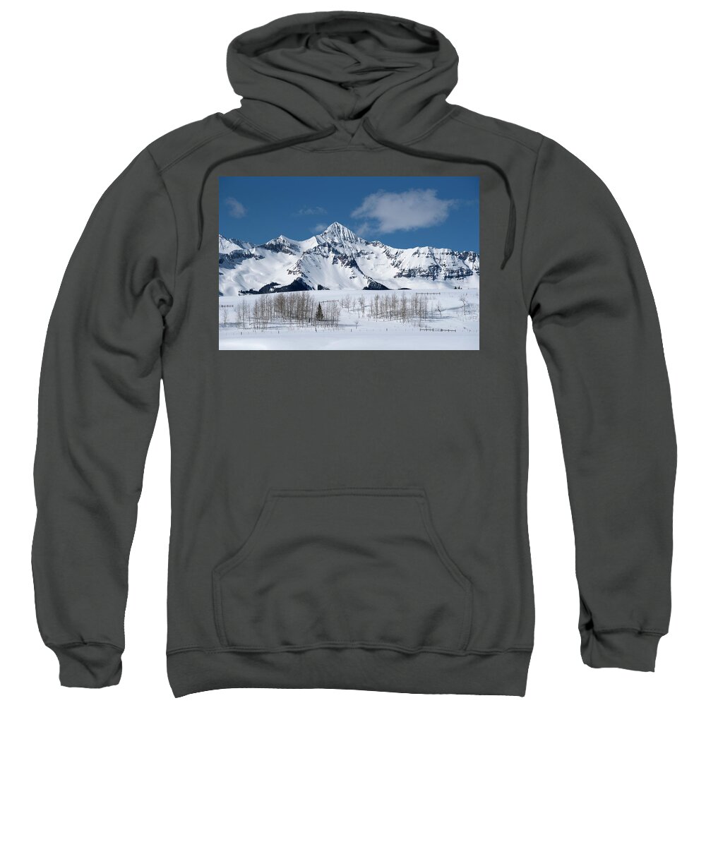 Mt. Wilson Sweatshirt featuring the photograph Mt Wilson #1 by Angela Moyer