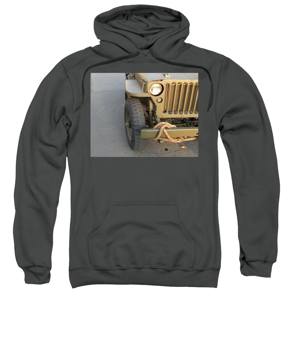 Body Sweatshirt featuring the photograph Retro cars parts and body elements #1 by Oleg Prokopenko