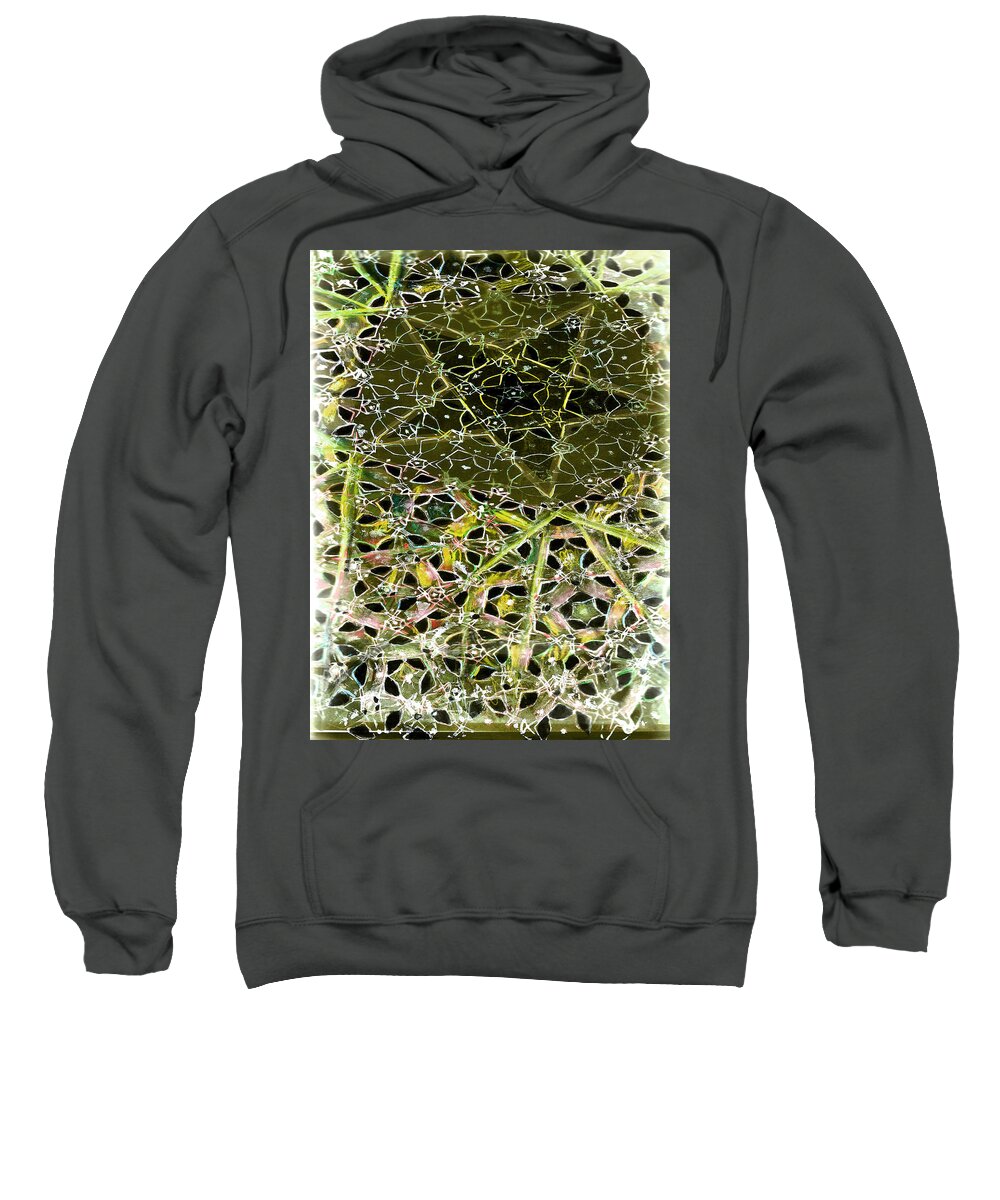 Regular Aperiodic Tessellation Sweatshirt featuring the painting Tela #1 by Jeremy Robinson