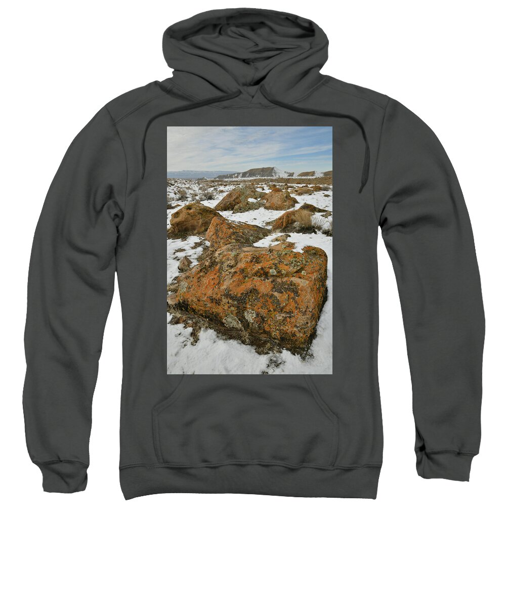 Book Cliffs Sweatshirt featuring the photograph The Many Colors of the Book Cliffs #1 by Ray Mathis