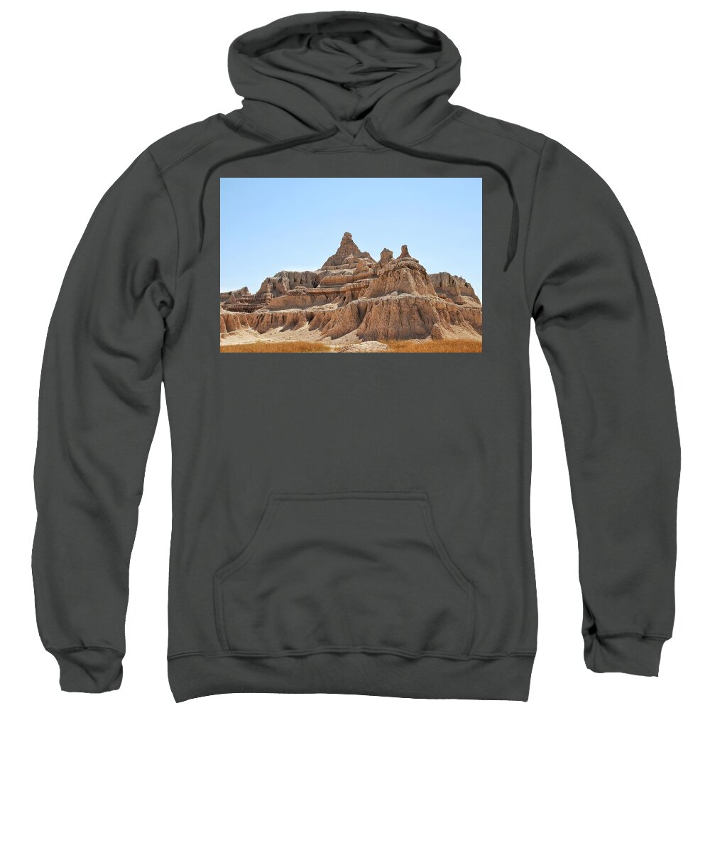 Badlands Sweatshirt featuring the photograph Badlands #2 by Susan Jensen