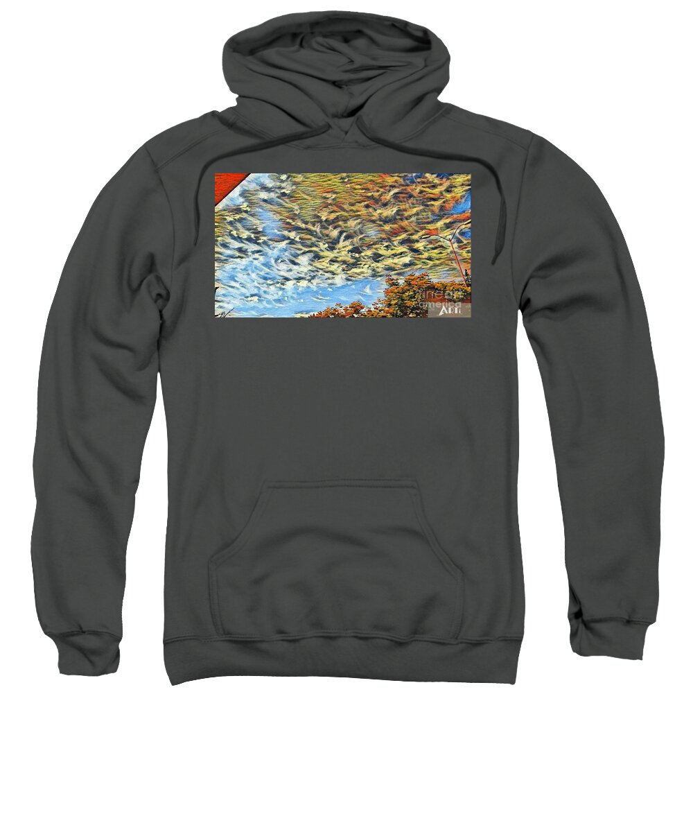 Clouds Sweatshirt featuring the photograph Colorful sky #2 by Steven Wills