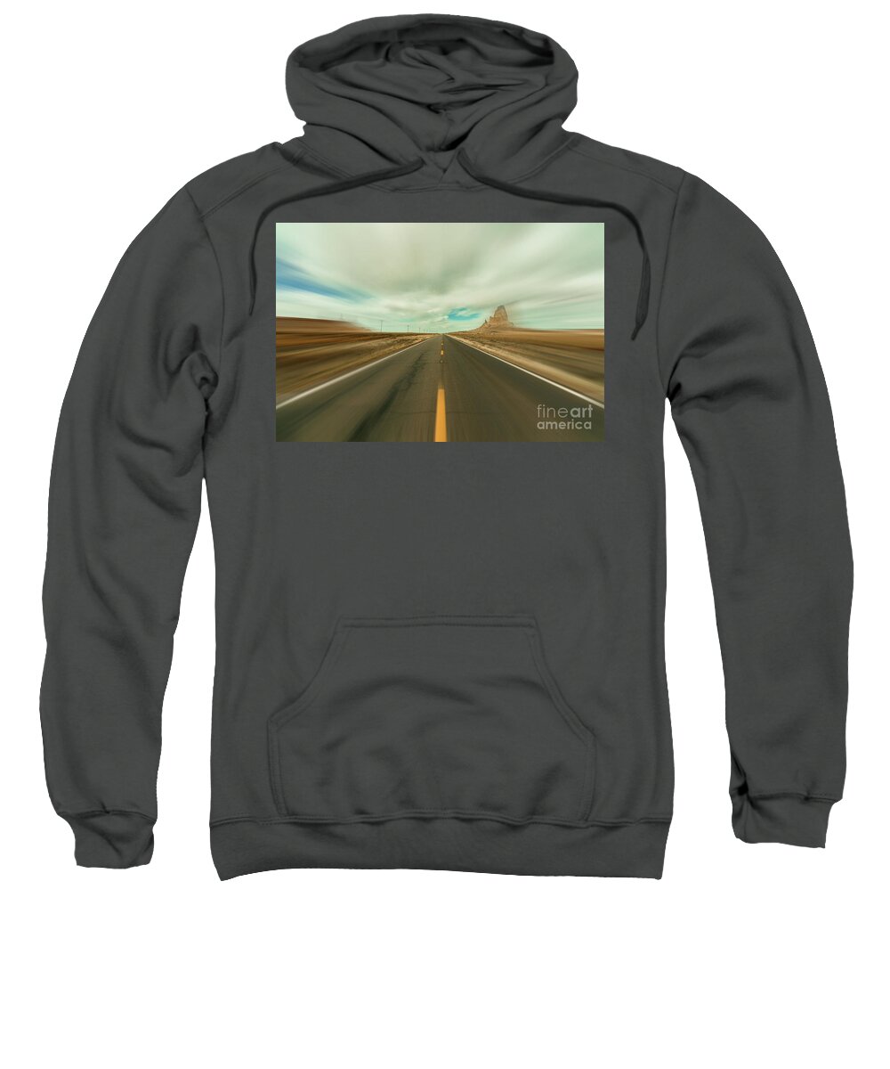 Arizona Sweatshirt featuring the photograph Arizona Desert Highway #4 by Raul Rodriguez