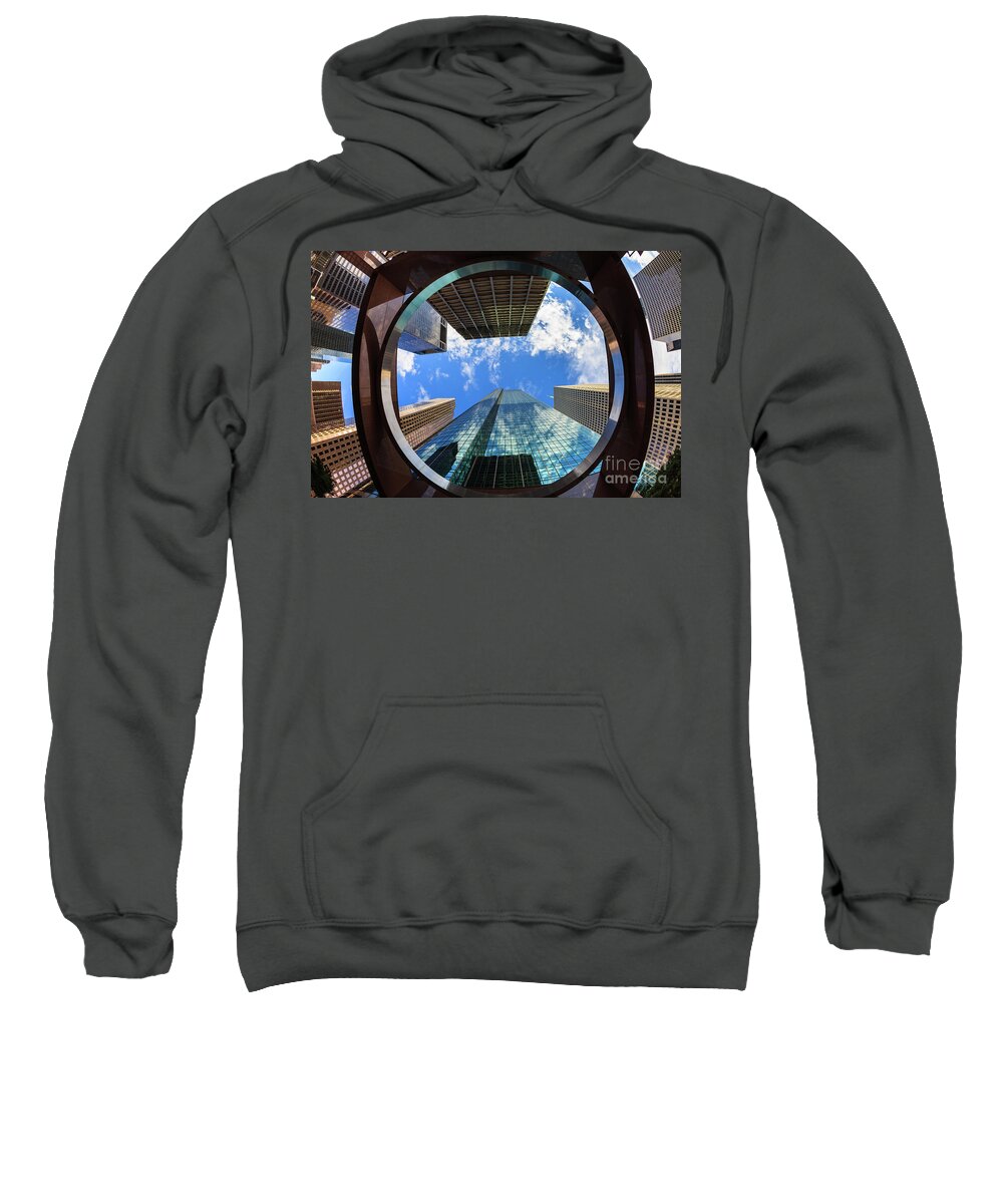 Abstract Sweatshirt featuring the photograph Skyscrapers by Raul Rodriguez
