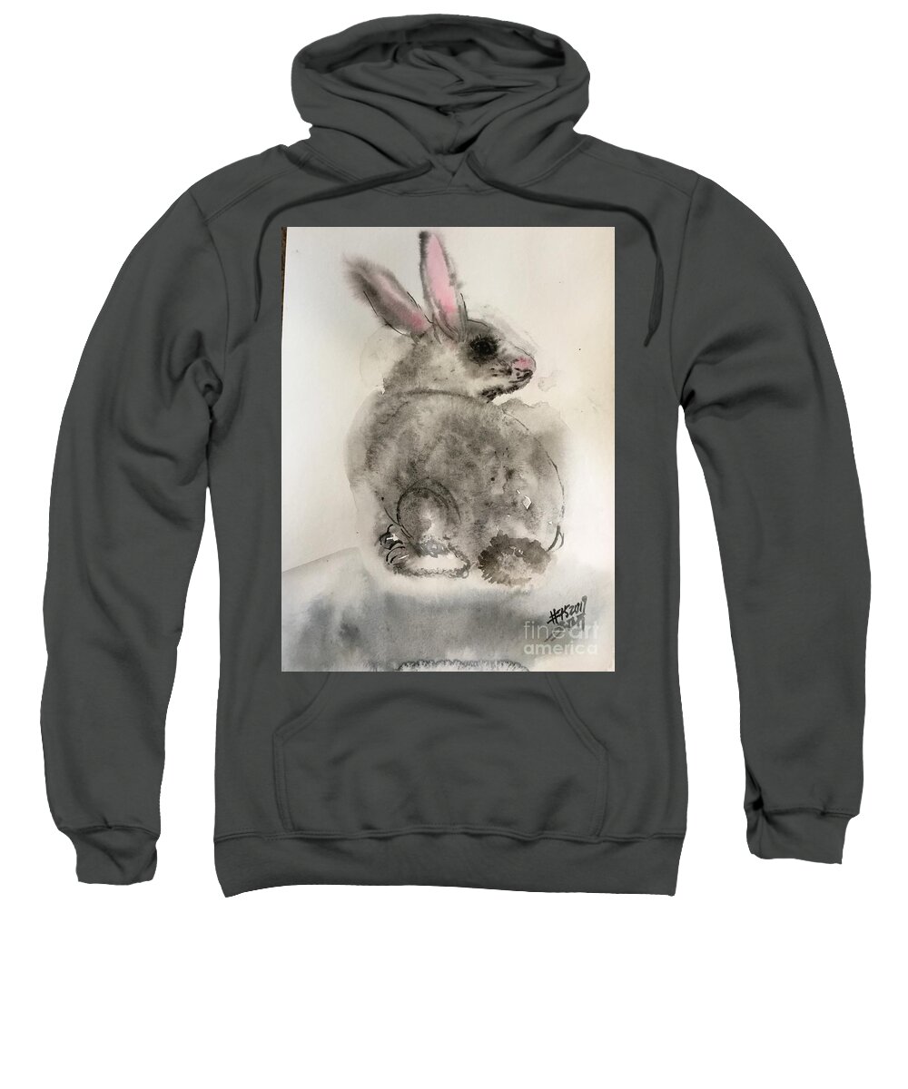 #75 2019 Sweatshirt featuring the painting #75 2019 #75 by Han in Huang wong