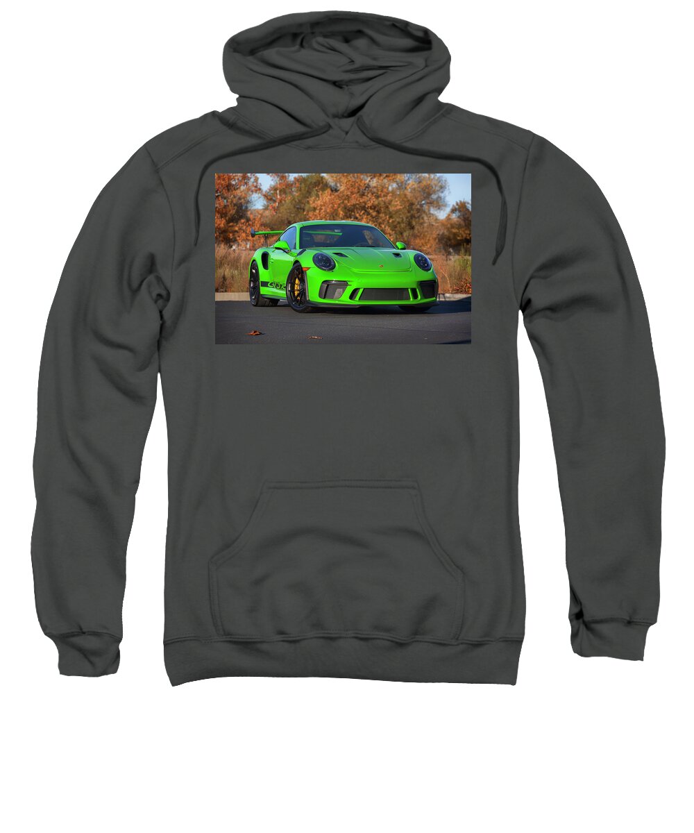 Cars Sweatshirt featuring the photograph #Porsche 911 #GT3RS #Print #9 by ItzKirb Photography