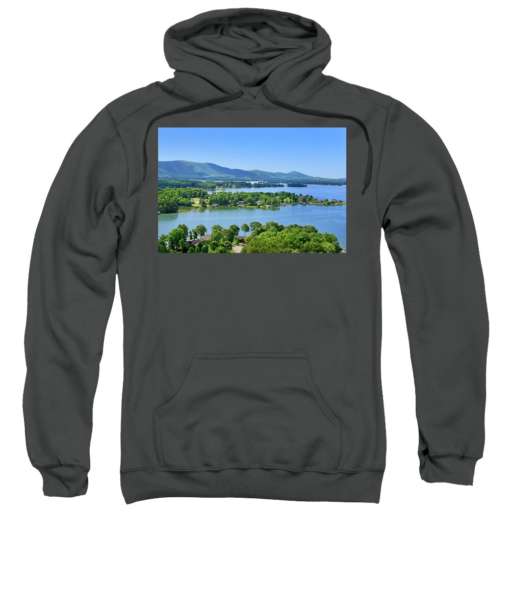 Smith Mountain Lake Sweatshirt featuring the photograph Smith Mountain Lake, Va. #9 by The James Roney Collection