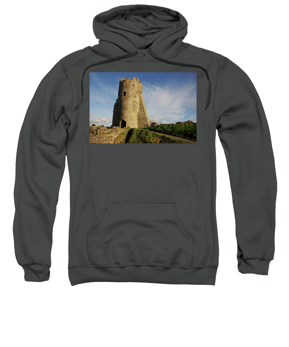 Wales Sweatshirt featuring the photograph ABERYSTWYTH. The Castle Gatehouse. by Lachlan Main