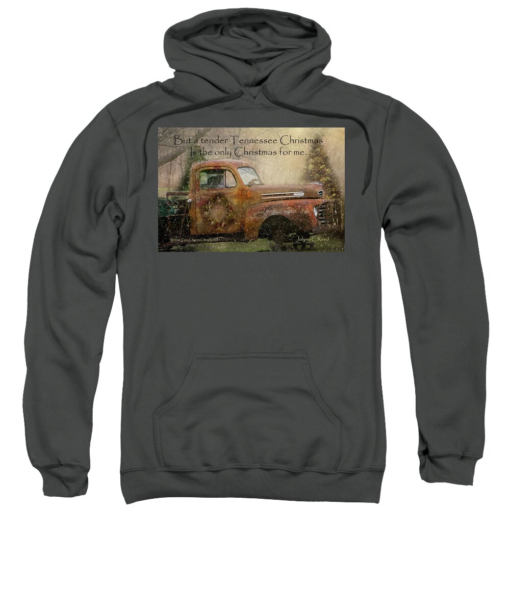 Rusty Truck Sweatshirt featuring the photograph Advent December 8 2017 by Jolynn Reed