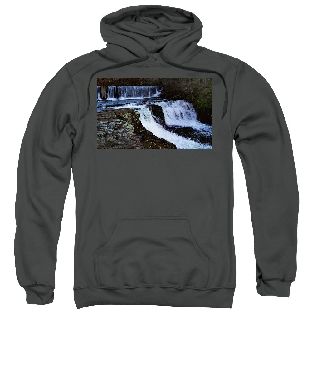 Steve Bunch Sweatshirt featuring the photograph Afternoon at De Soto Falls by Steve Bunch