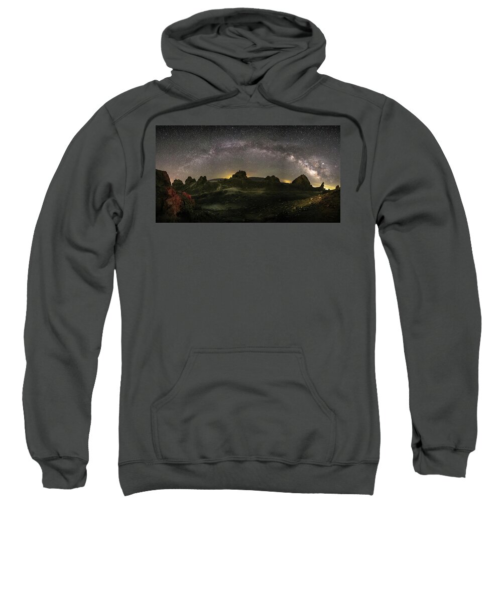 Desert Sweatshirt featuring the photograph Astroscapes 11 by Ryan Weddle