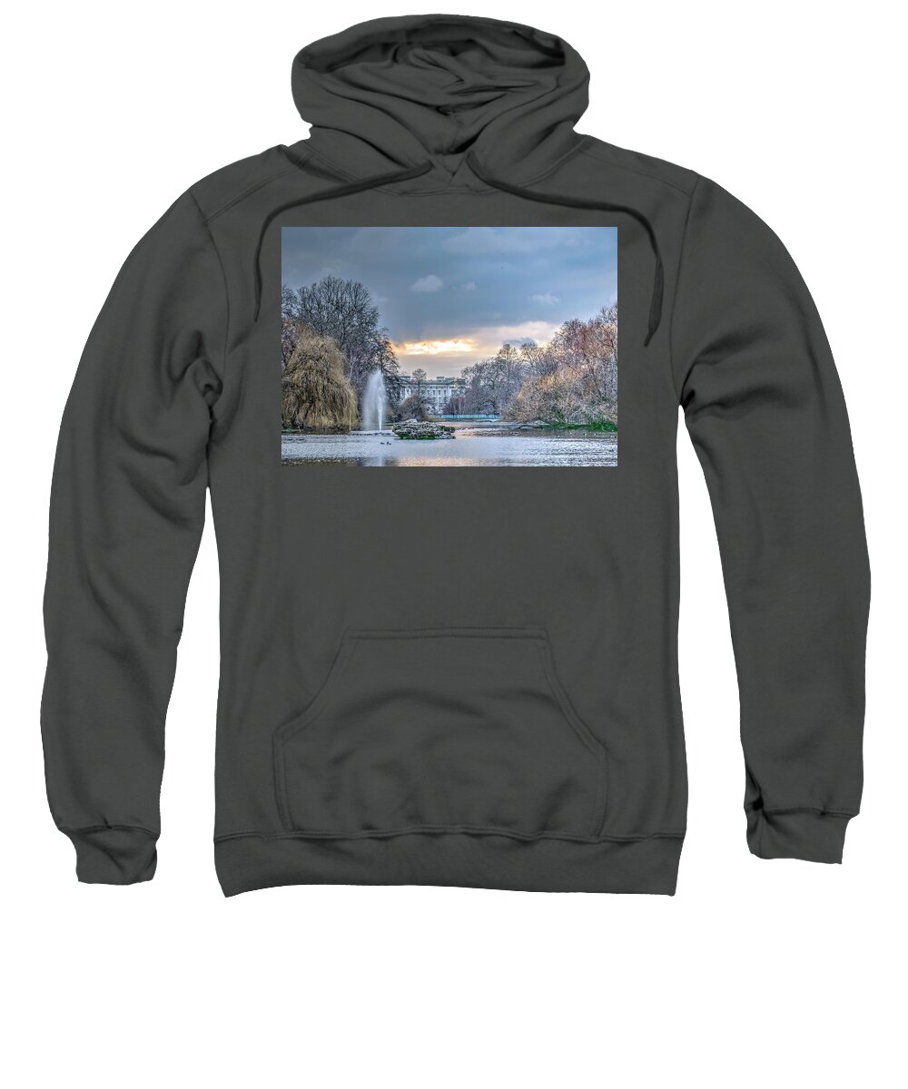 Tourism Sweatshirt featuring the photograph Backside Buckingham by Laura Hedien