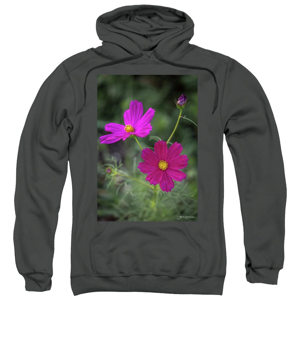 Flower Sweatshirt featuring the photograph Brilliant Blooms by Aaron Burrows